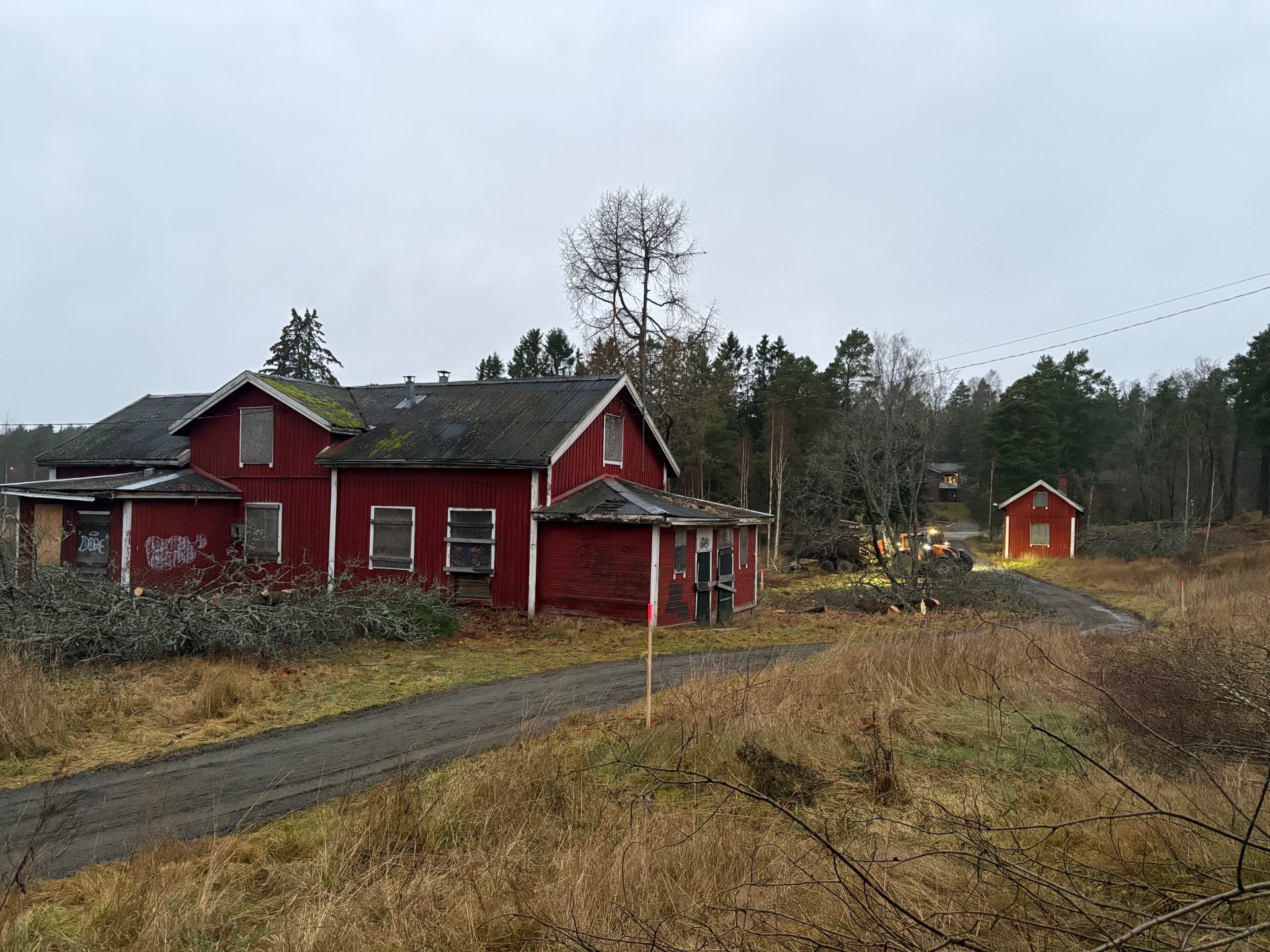 Alueelle on merkitty uudisrakennusten sijainnit