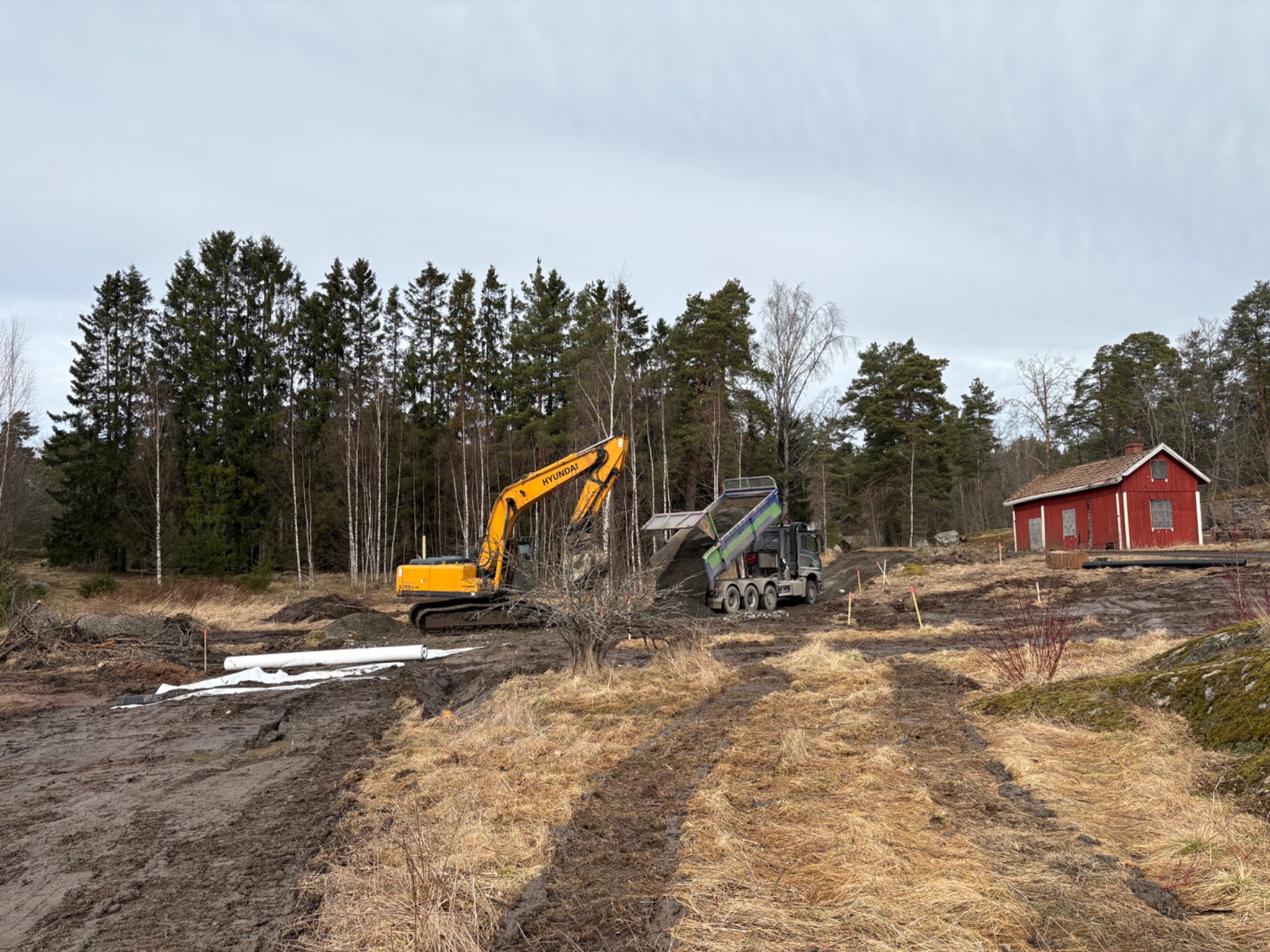 26.3.2026 maanrakennustyöt on aloitettu