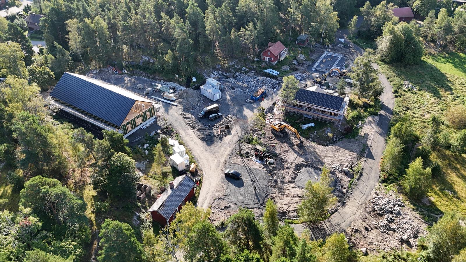 28.8.2026 Yleiskuva rakennustyömaalta. Kuva: Tommi Gustafsson